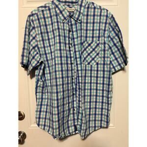 MAGELLAN Men's Weekday Warrior Plaid Short Sleeve Shirt Size L
